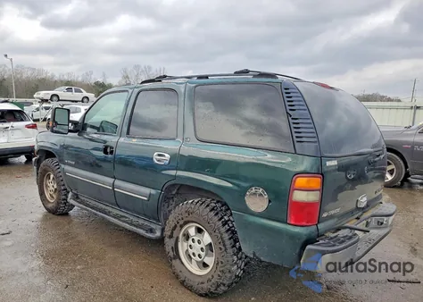 2002 Chevrolet Tahoe C1500 z USA, uszkodzony, nr VIN 1GNEC13Z12J143007